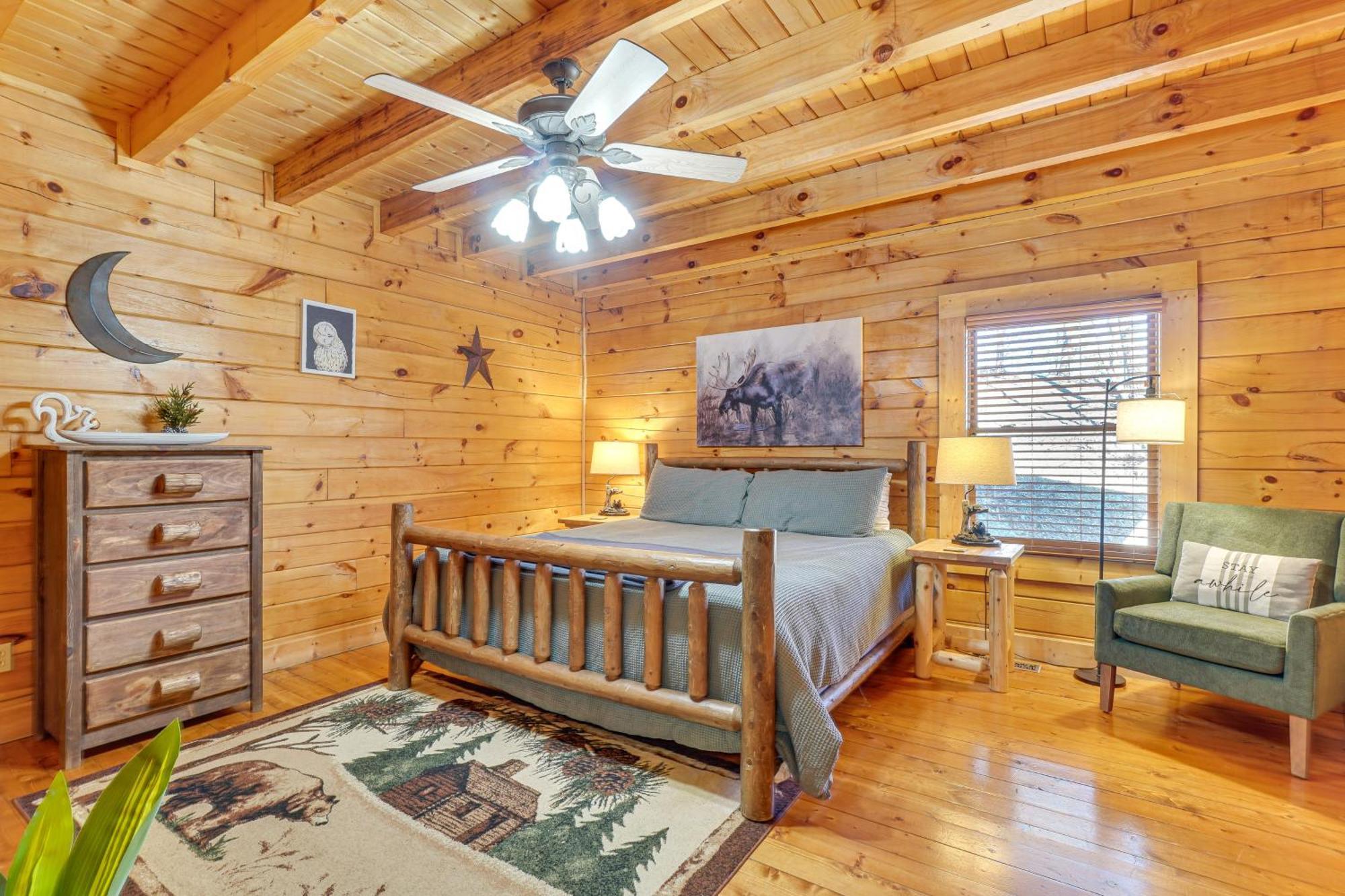 Sevierville Cabin With Deck Minutes To Pigeon Forge Eksteriør bilde